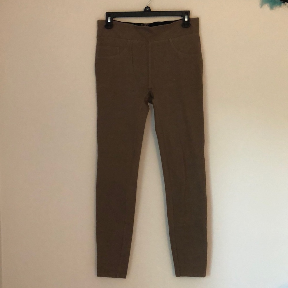 SPANX Tan stretchy jeggings